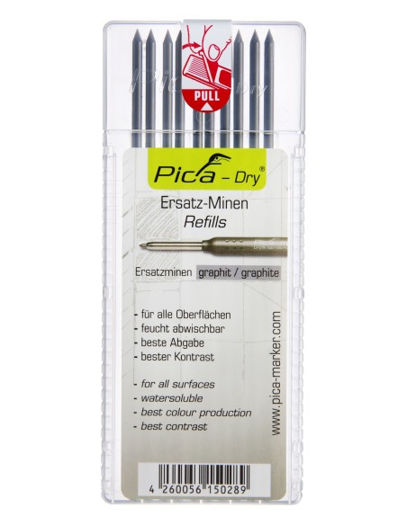 Estuche con 8 minas dry