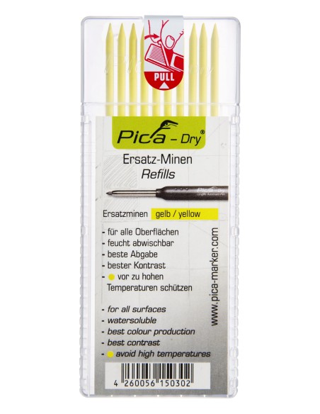 Estuche con 10 minas dry
