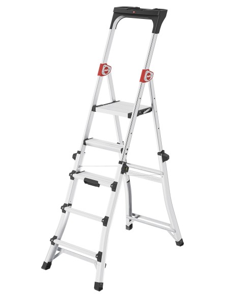 ESCALERA DE TIJERA TELESCOPICA TL100 TOPLINE (3-4-5 PELDAÑOS)