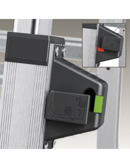 ESCALERA DE TIJERA TELESCOPICA TL100 TOPLINE (3-4-5 PELDAÑOS)
