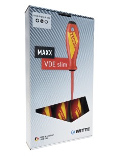 JUEGO 6 DESTORNILLADORES AISLADOS VARILLA REDUCIDA MAXX VDE SLIM (PL + PH)