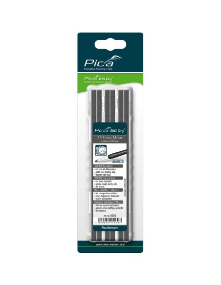 ESTUCHE CON 12 MINAS DE GRAFITO EN BLISTER