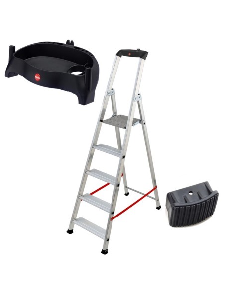 JUEGO DE 4 PIES ANTERO-POSTERIORES DE ESCALERAS DE TIJERA ALU PRO