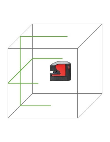 NIVEL LASER DE LINEAS VERDES LINO L2GS CON PILAS