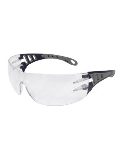 GAFAS DE SEGURIDAD TRANSPARENTES CON PATILLAS GRISES EVO