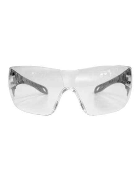 GAFAS DE SEGURIDAD TRANSPARENTES CON PATILLAS GRISES EVO