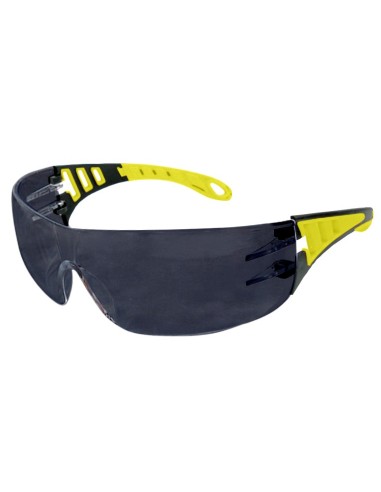 GAFAS DE SEGURIDAD SOLARES CON PATILLAS AMARILLAS EVO