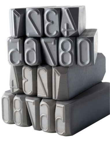 JUEGO NUMERACION MEDIDAS ESPECIALES 9 PIEZAS (0-9) STANDARD (20 MM)