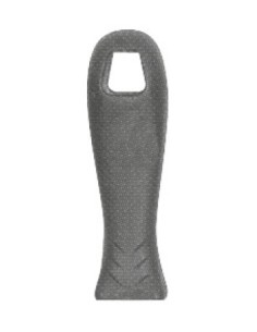 MANGO DE LIMA DE PLASTICO NEGRO PEQUEÑO CON AGUJERO DE 4,5 MM