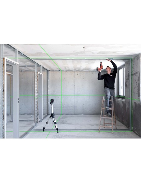 NIVEL LASER DE LINEAS 360º PLANO 3D GREEN