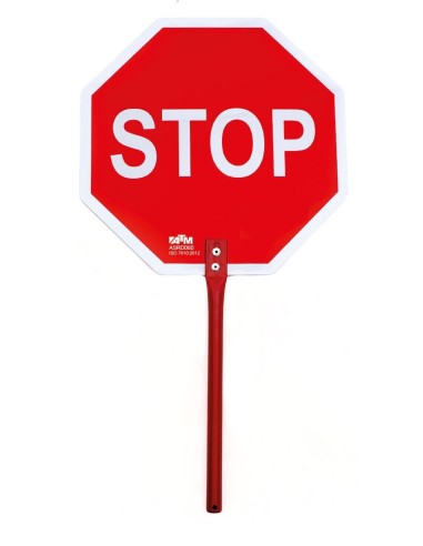 SEÑAL STOP CON MANGO METALICO