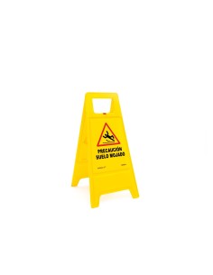 PANEL AMARILLO PRECAUCION SUELO MOJADO