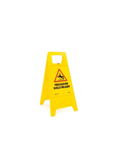 PANEL AMARILLO PRECAUCION SUELO MOJADO