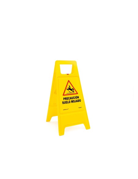 PANEL AMARILLO PRECAUCION SUELO MOJADO