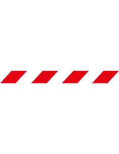 CINTA DE BALIZAMIENTO BLANCA Y ROJA