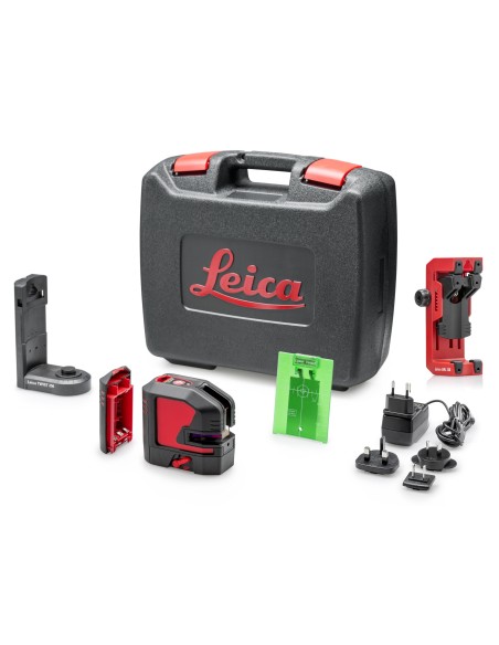 NIVEL LASER DE LINEAS VERDES LINO L2G CON PILAS Y/ O BATERIA RECARGABLE