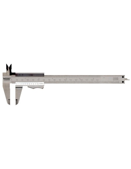 CALIBRE PIE DE REY MONOBLOC DIN 862 DE 150X40 MM CON CERTIFICACION DE CALIBRADO
