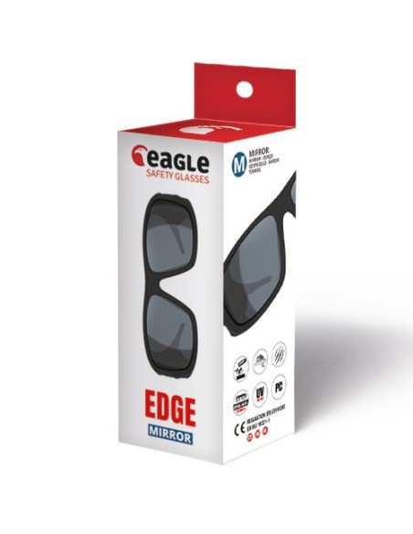 GAFAS DE SEGURIDAD EDGE CON LENTE SOLAR ESPEJO