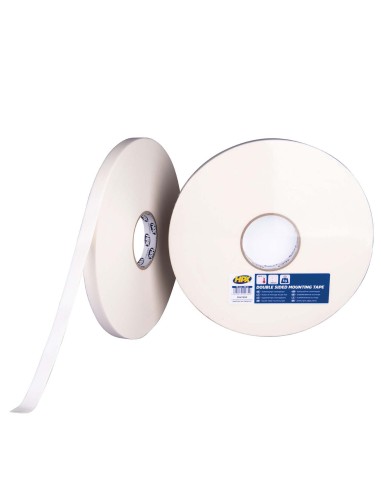 CINTA DOBLE CARA BLANCA (19MM X 50M)