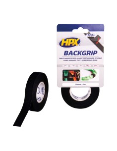 CINTA TRIDIMENSIONAL BACKGRIP NEGRA (16MM X 5M)