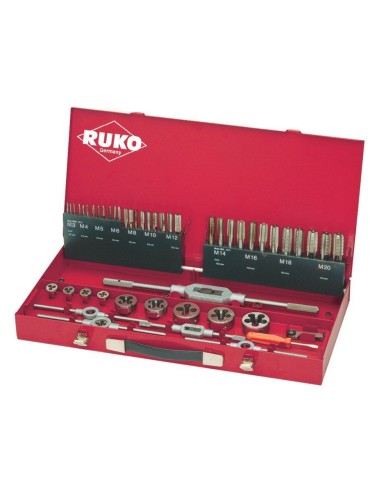 JUEGO HERRAMIENTAS DE ROSCAR (54 PIEZAS)