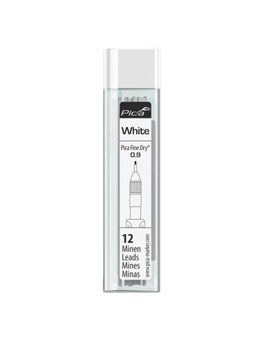 ESTUCHE 12 MINAS BLANCAS PARA FINE DRY