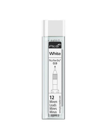 ESTUCHE 12 MINAS BLANCAS PARA FINE DRY
