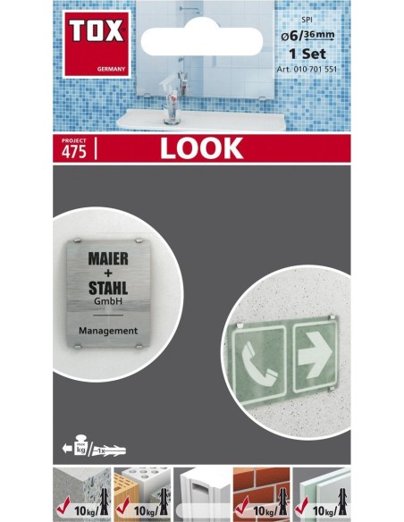 BOLSA DE 4 FIJACIONES PARA ESPEJOS SPI LOOK (5/31)