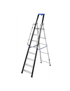 Escalera de tijera Stabila 60 Pro con peldaño ancho y barandillas