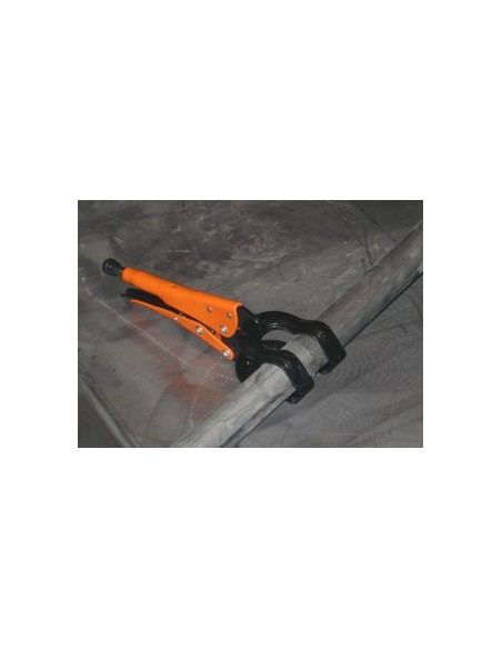 SARGENTO DE ACERO BOCAS ONDULADAS EN FORMA DE U ESPECIAL PARA TUBOS (295 MM)