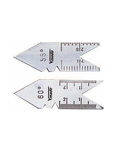 Patrones triangulares de acero para roscas