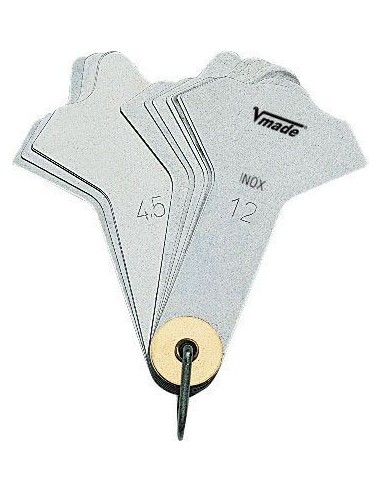 JUEGO DE GALGAS DE SOLDADURA ESPESOR 3-12 MM (12 LAMINAS)