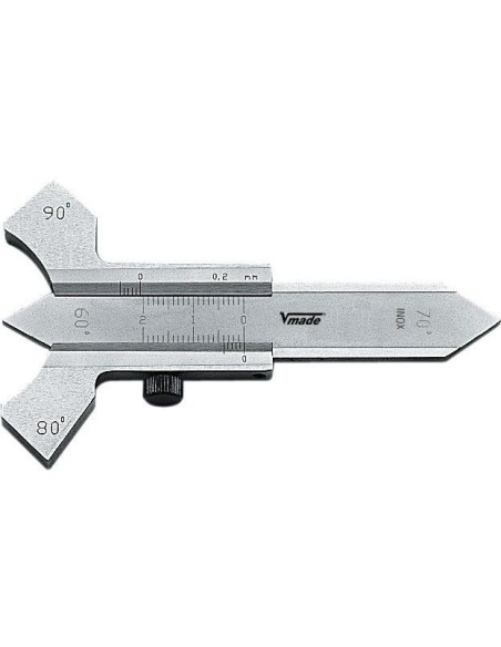 CALIBRE DE PRECISION PARA SOLDADURAS, CAPACIDAD 0-20 MM, NONIO 1/20 MM