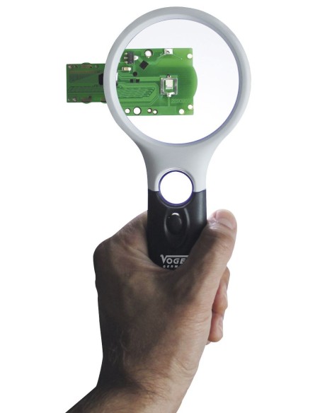LUPA DE MANO MAGNIFIER CON LED