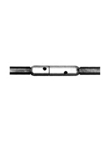 EMPALME GIRATORIO GUIA-GUIA PARA GUIA PASAHILOS DE 9 MM (ROSCA M12, LARGO 80 MM)