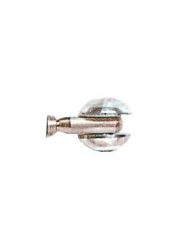 CABEZA CON RUEDA PARA GUIA PASAHILOS DE 9 MM (ROSCA M12)