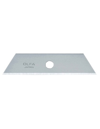 PACK DE 50 CUCHILLAS TRAPEZOIDALES 72X17,5 MM PLATEADAS