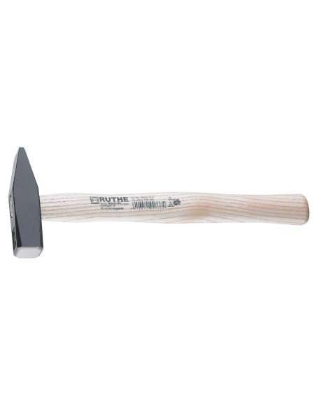 Martillo de cerrajero DIN 1041 con mango de madera de fresno