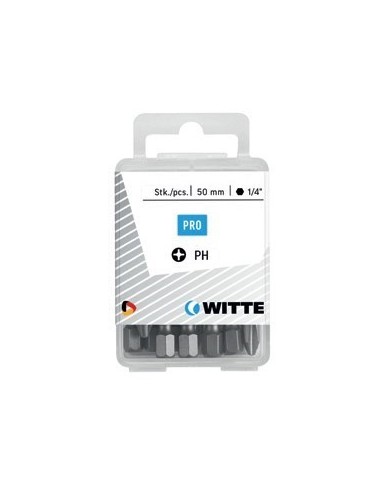 Puntas Phillips de 50 mm en cajita de plástico (5 ud)