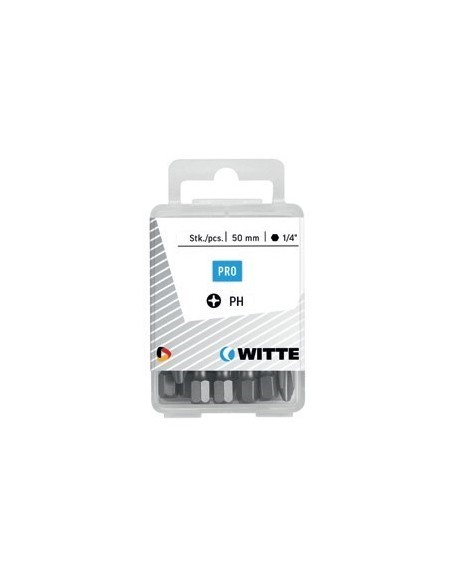 Puntas Phillips de 50 mm en cajita de plástico (5 ud)