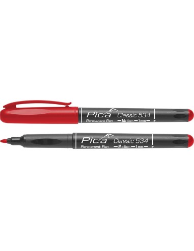 MARCADOR PERMANENTE CLASSIC BALA MEDIO ROJO