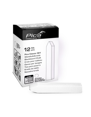TIZA BLANCA DE 12X85 MM