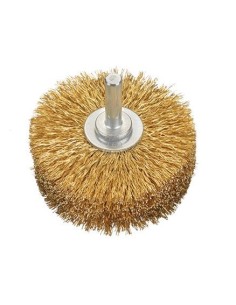 Cepillos circulares alambre ondulado - Vástago 8mm (Extra espesor)
