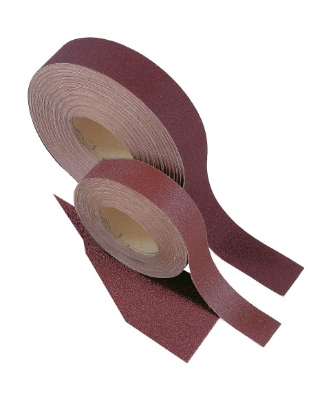Rollo tela abrasiva superflexible óxido aluminio semi-friable 100x25 mm - AC411JFE