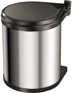 CUBO DE BASURA INTEGRABLE DE 15 LITROS COMPACT-BOX GRIS