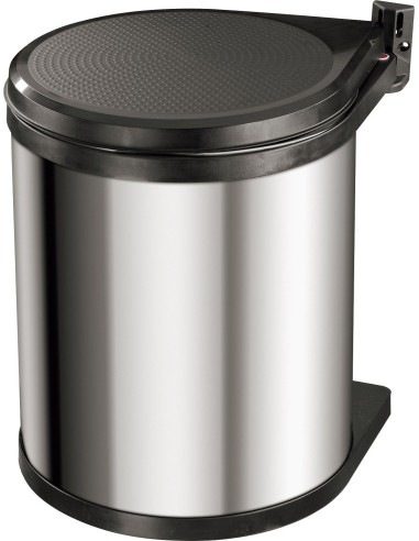 CUBO DE BASURA INTEGRABLE DE 15 LITROS COMPACT-BOX GRIS
