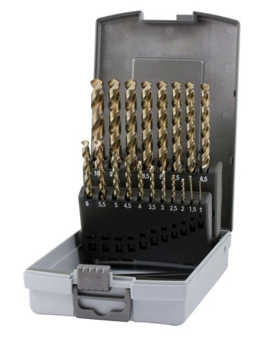 Juegos de brocas helicoidales DIN 338 tipo UNI HSSE-Co 5