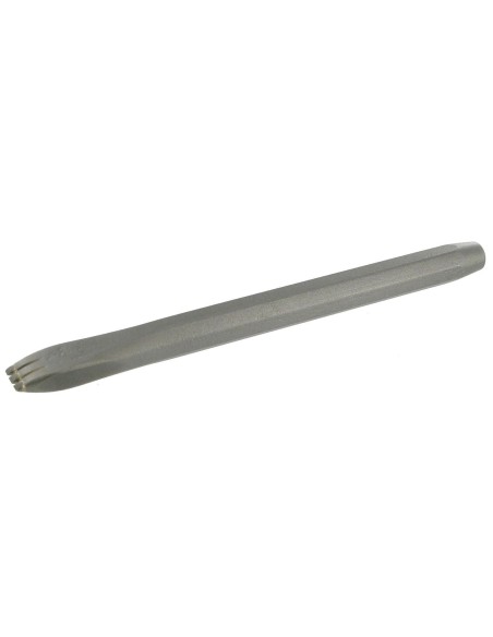 Gradina con dientes de metal duro planos
