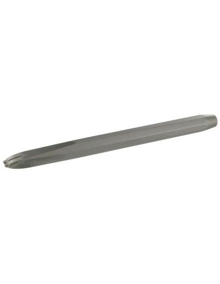 Gradina con dientes de metal duro planos