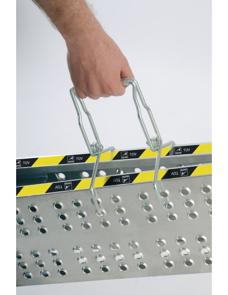 Rampa de carga de aluminio plegable